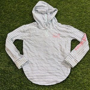 Girls Vineyard Vines Lightweight Hooded Pullover